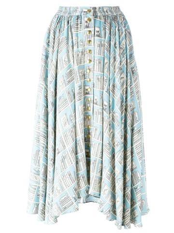 Olympia Le-tan Printed Full Skirt