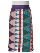 Missoni Lurex Print Pencil Skirt - Multicolour