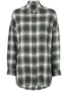 Vince Relaxed Check Shirt - Grey