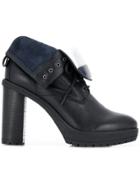 Tommy Hilfiger Lace-up Heeled Boots - Blue
