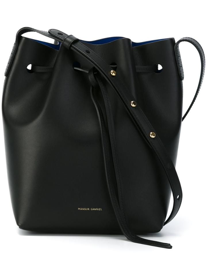 Mansur Gavriel Mini Bucket Bag - Black