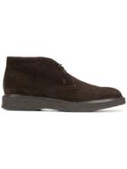 Tod's Flat Lace-up Boots - Brown