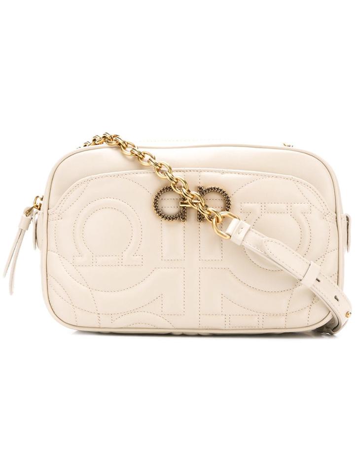 Salvatore Ferragamo Gancini Camera Bag - Neutrals