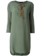 Roberto Collina Tied Neckline Loose Dress