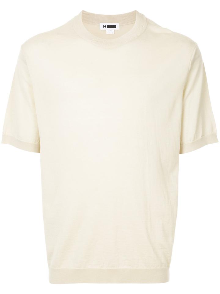H Beauty & Youth Short Sleeve Sweatshirt - White