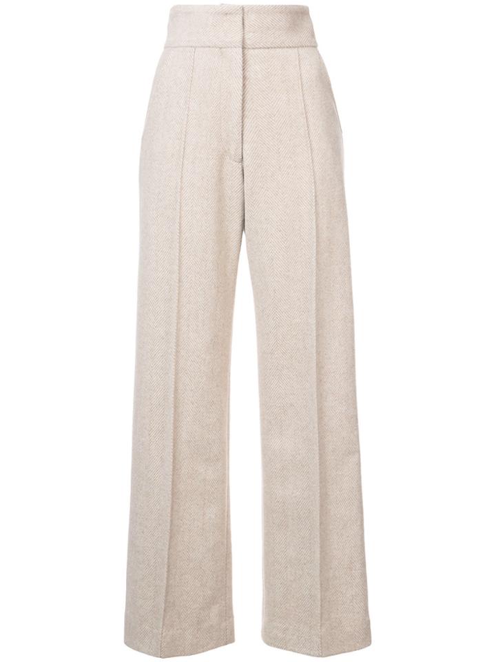 Rachel Comey High Waist Tailored Trousers - Nude & Neutrals