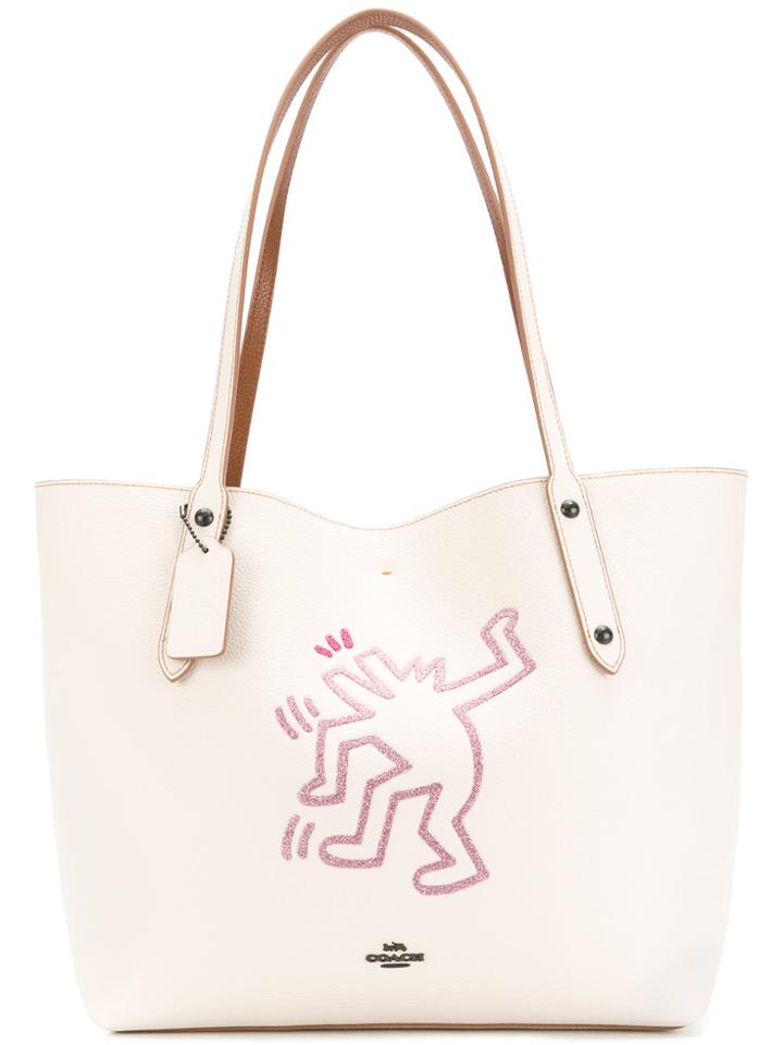 Coach Coach X Keith Haring Market Tote - Nude & Neutrals