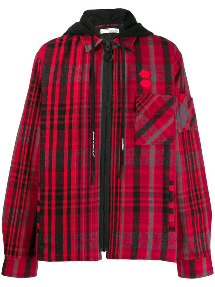 Off-white Layered Checked Shirt