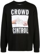 Neighborhood Photographic Print Sweatshirt - Black