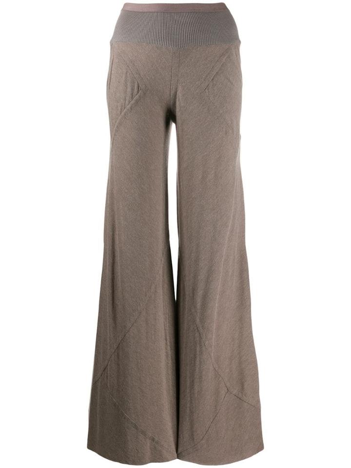 Rick Owens Lilies Wide Leg Trousers - Grey