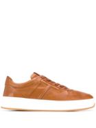Tod's Stitched T Lace-up Sneakers - Brown