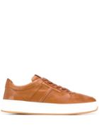 Tod's Stitched T Lace-up Sneakers - Brown