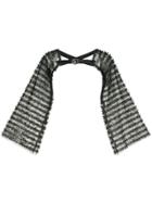 Tu Es Mon Trésor Tulle Frill Arm Cover - Black