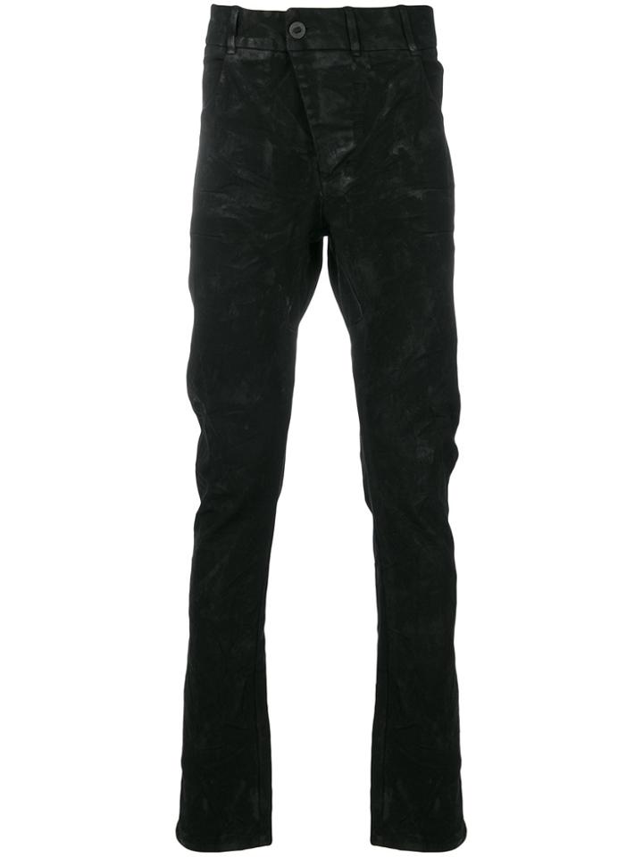 Boris Bidjan Faded Effect Slim-fit Jeans - Black