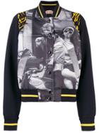 Nº21 Printed Bomber Jacket - Black