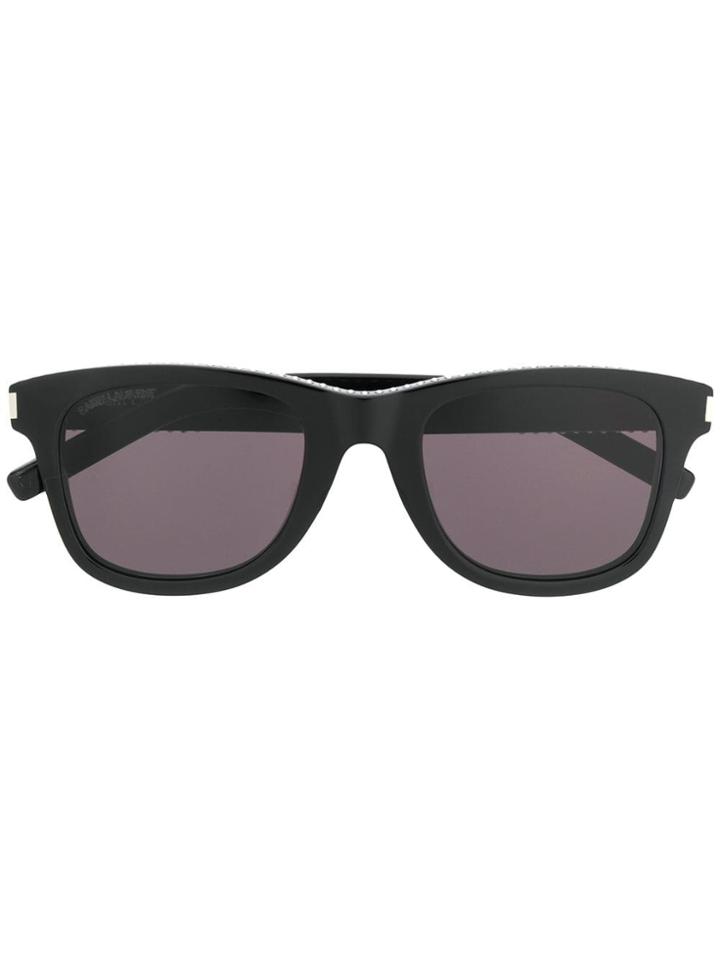 Saint Laurent Eyewear Studded Sunglasses - Black