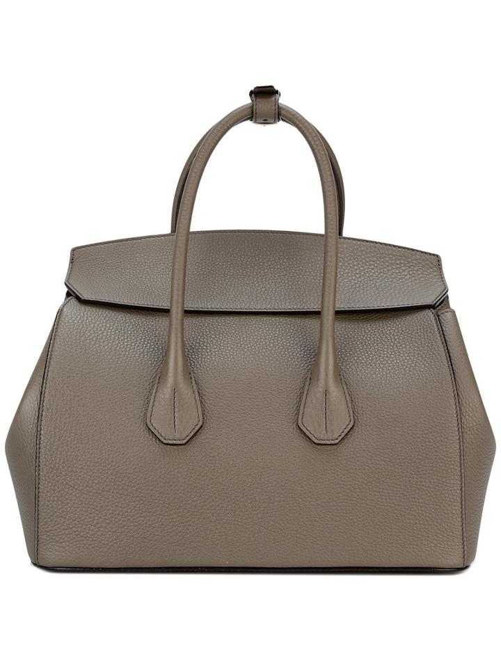 Bally - Double Straps Tote - Women - Calf Leather - One Size, Women's, Brown, Calf Leather