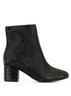 Schutz Patent Block Heel Boots - Black