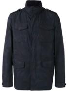 Etro Safari Jacket, Men's, Size: Xl, Blue, Polyester/cotton/cupro