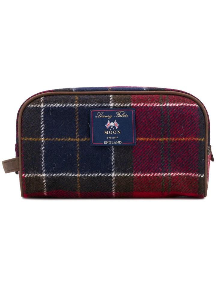 Barbour Tartan Wash Bag - Red