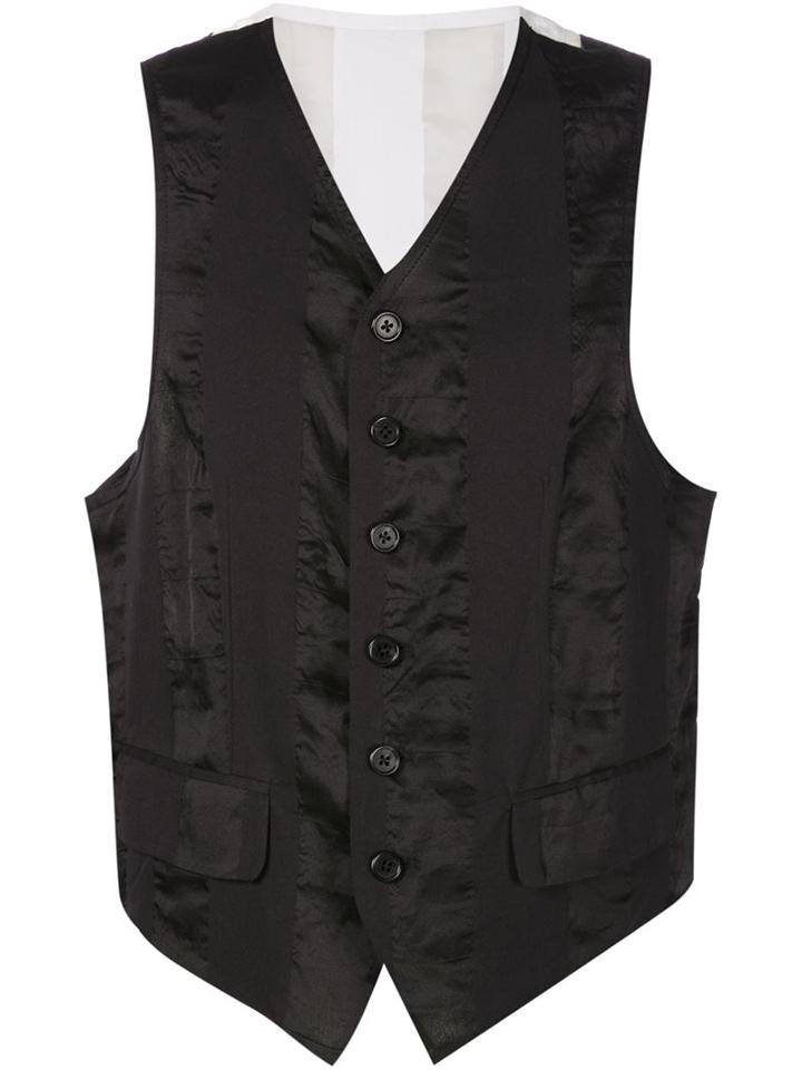 Ann Demeulemeester Contrast Panelled Waistcoat