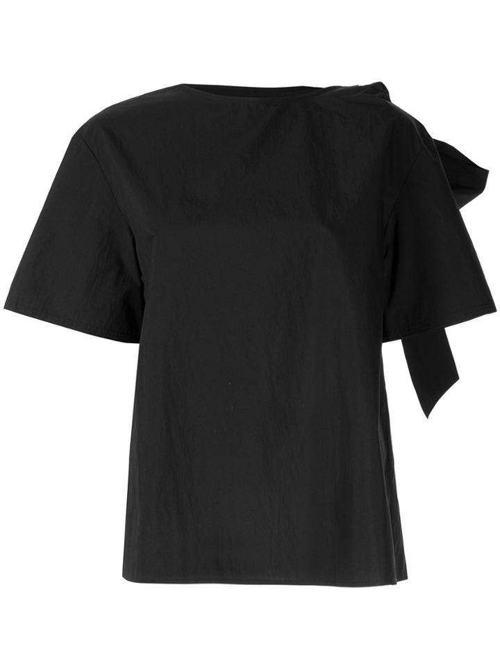 Le Ciel Bleu Bow-tie Detail Blouse - Black