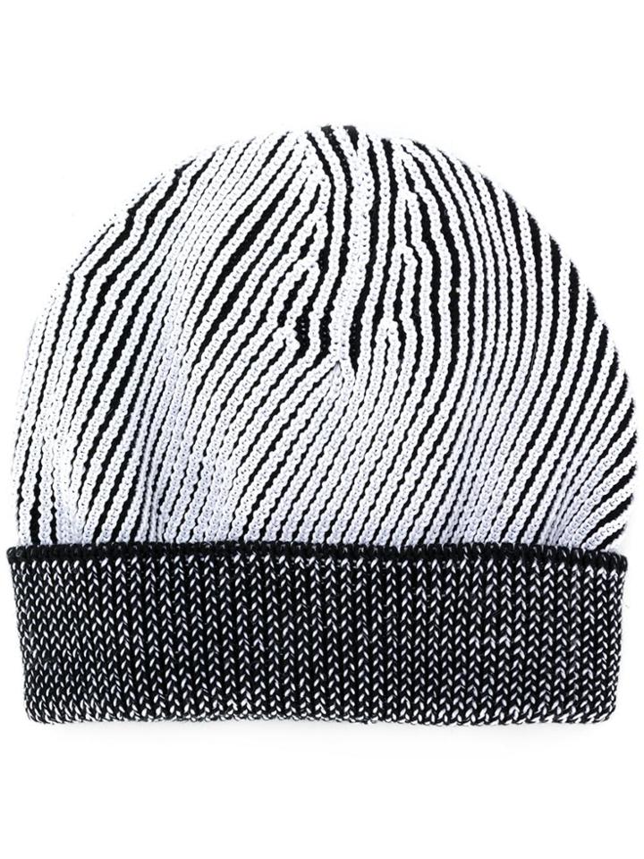 Maison Margiela Ribbed Beanie - White