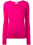John Smedley - Putney Jumper - Women - Cotton - M, Pink/purple, Cotton
