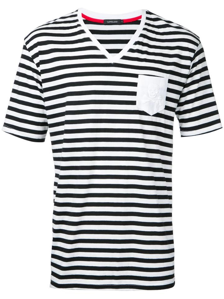 Loveless Striped T-shirt - White