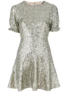 For Love And Lemons Sequin Embellished Dress - Metallic