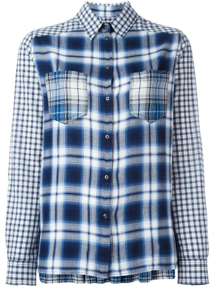 Diesel Eve Shirt, Women's, Size: M, Blue, Cotton/viscose