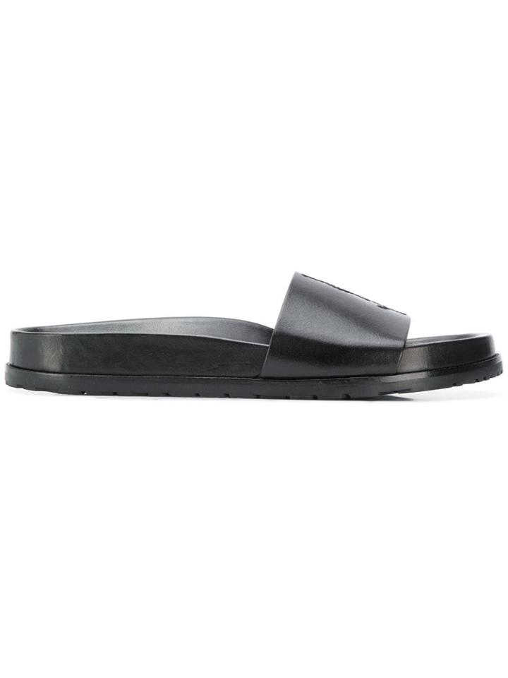Saint Laurent Joan Slides - Black
