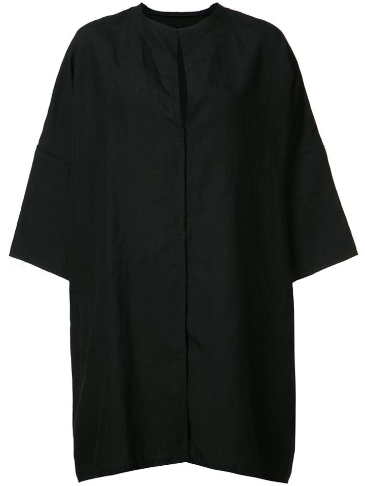 Yohji Yamamoto Tape Collar Jacket - Black