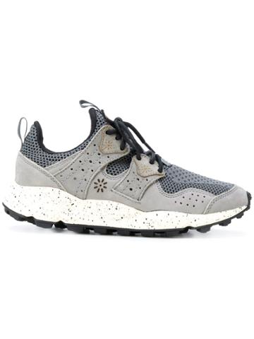 Flower Mountain Corax Mesh Panel Sneakers - Grey