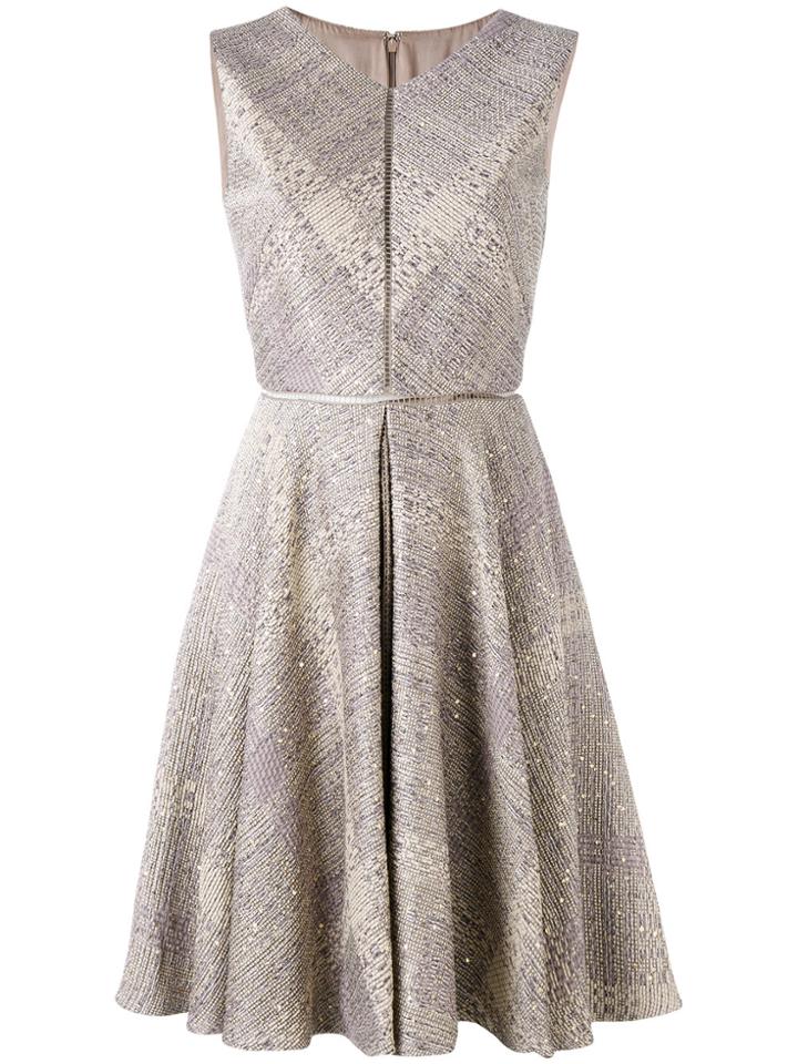 Talbot Runhof Sequin Embellished Dress - Nude & Neutrals