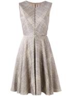 Talbot Runhof Sequin Embellished Dress - Nude & Neutrals