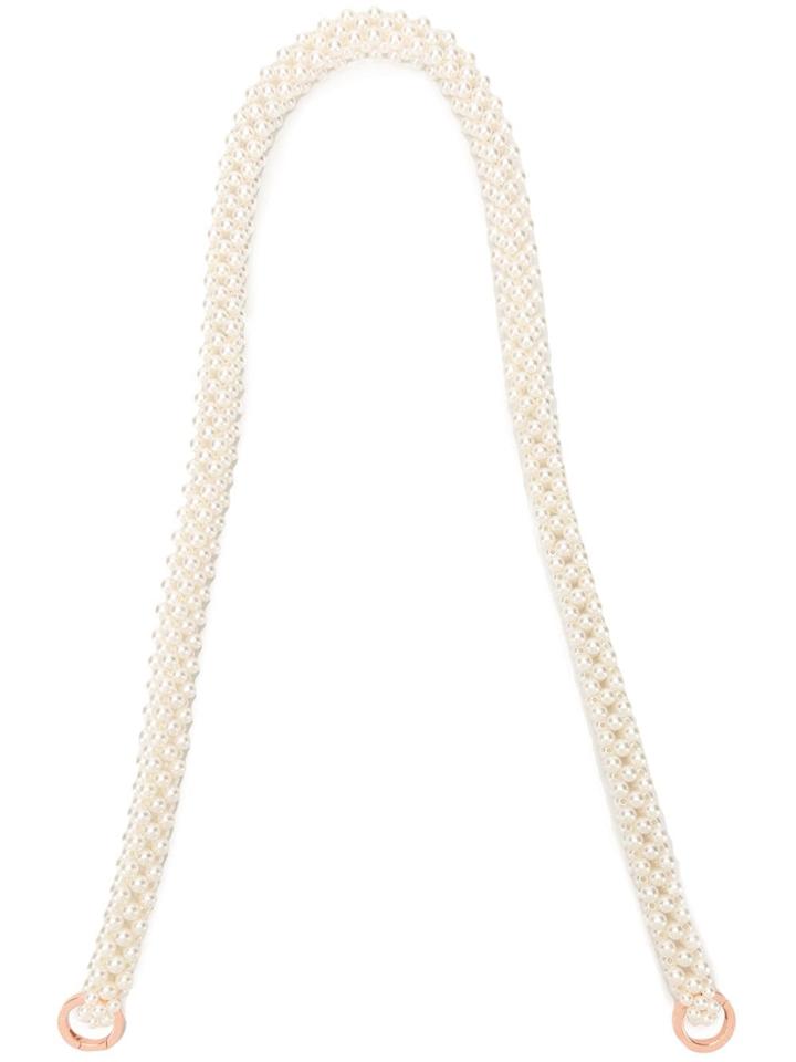0711 Xl Beaded Handle - White