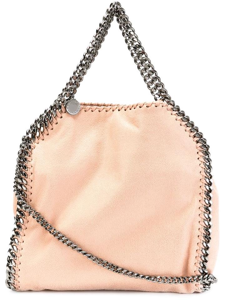 Stella Mccartney Mini 'falabella' Tote, Women's, Nude/neutrals, Artificial Leather/polyester