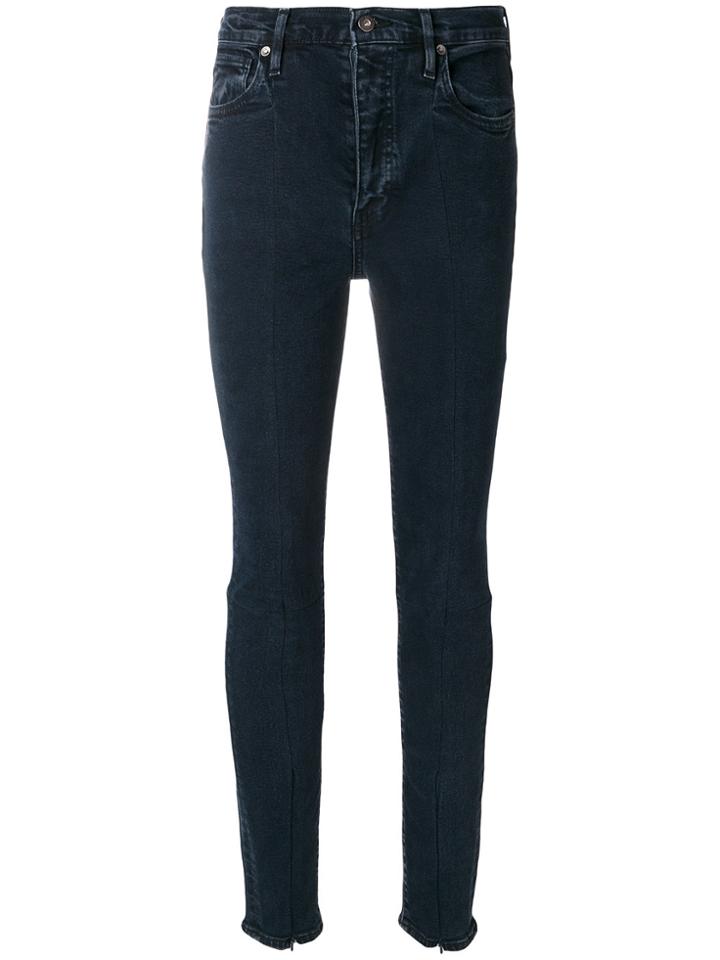 Levi's: Made & Crafted Zip Cuff Jeans - Blue