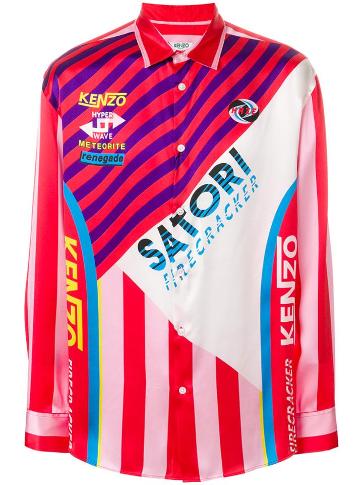 Kenzo Satori Firecracker Shirt - Red