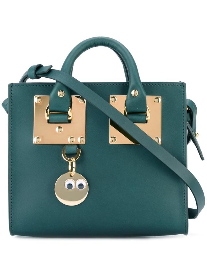 Sophie Hulme 'albion' Box Cross-body Bag, Women's, Green