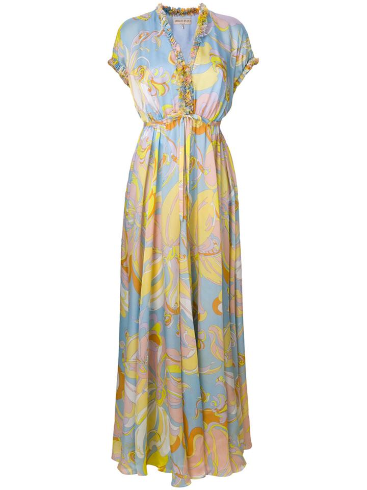 Emilio Pucci Long Printed Dress - Multicolour