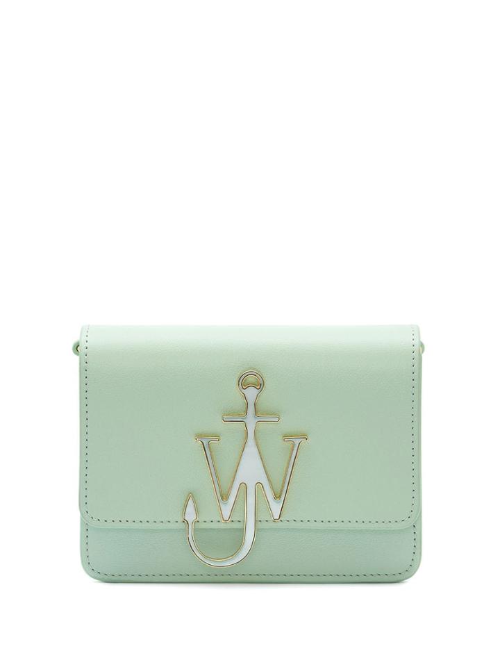 Jw Anderson Enamel Anchor Cross-body Bag - Green