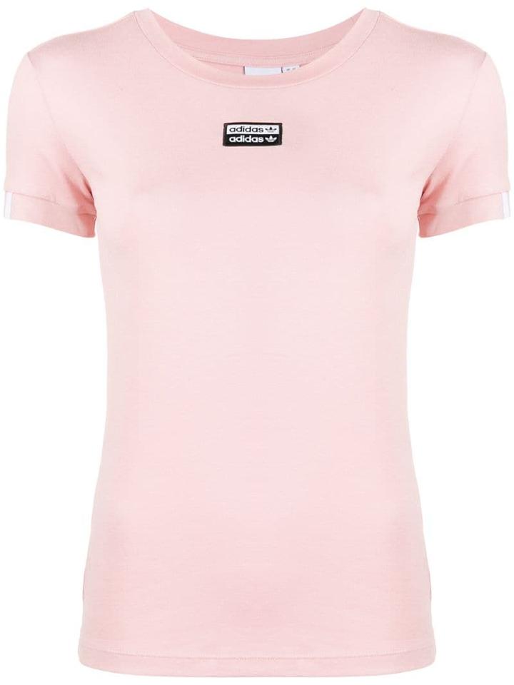Adidas Embroidered Logo T-shirt - Pink