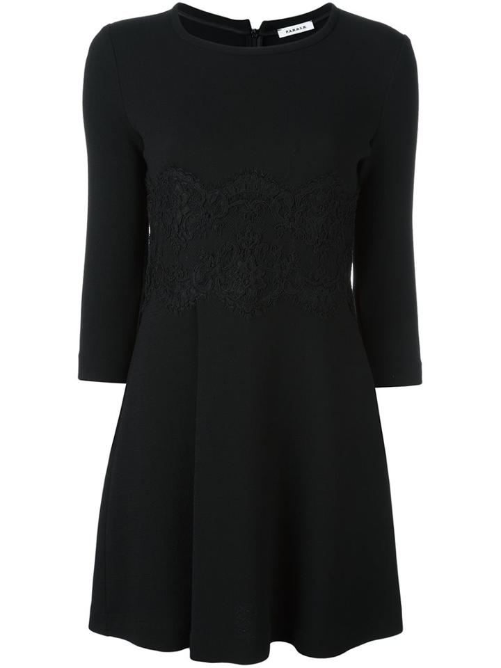 P.a.r.o.s.h. 'laki' Dress, Women's, Size: Medium, Black, Polyamide/spandex/elastane/wool