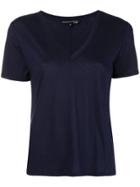 Veronica Beard Short-sleeve Fitted T-shirt - Blue
