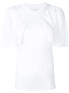 Facetasm Gathered Panel T-shirt - White