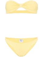 Hunza G Jean Seersucker Bikini - Yellow