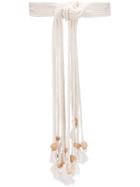 Philosophy Di Lorenzo Serafini String Tie Belt - White