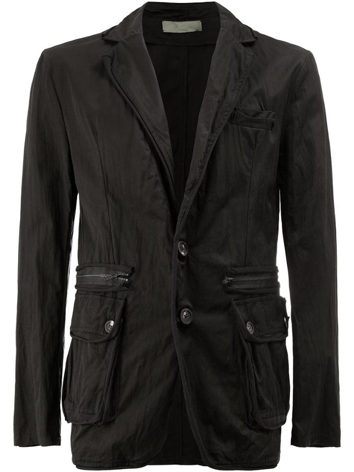 Di Liborio Cargo Pocket Blazer - Black